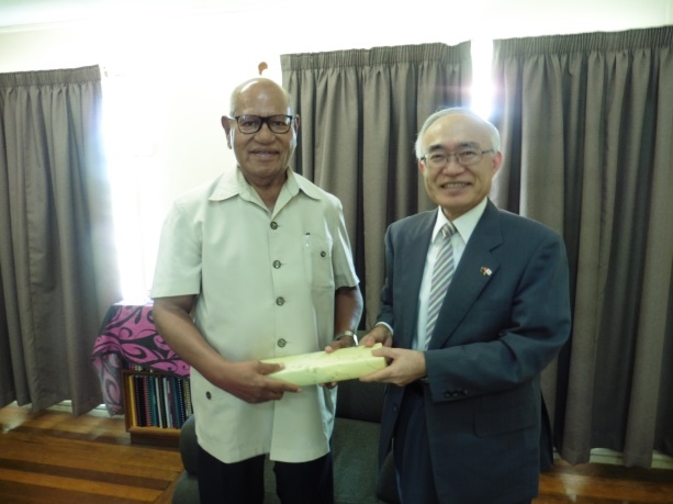Meeting with ABG President Momis