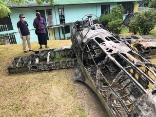 史跡視察（戦闘機）