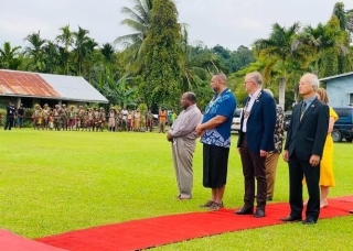 Along with Australian Prime Minister Albanese and East Sepik Province Governor Bird